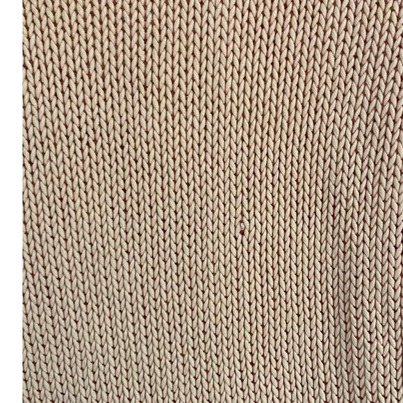 Eddie Bauer Light Pink Cotton Blend Long Sleeve Sweater Sz M - Picture 4 of 7